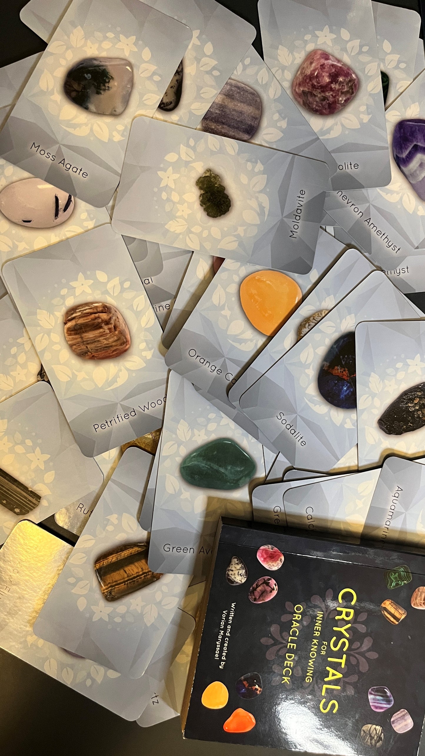 Crystals for Inner Knowing Oracle Cards